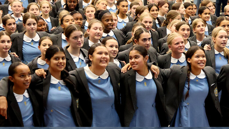 Grade 8s of 2026 signing in