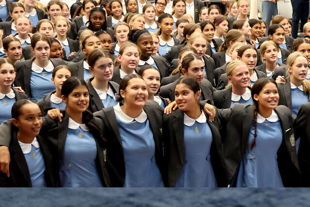 Grade 8s of 2026 signing in