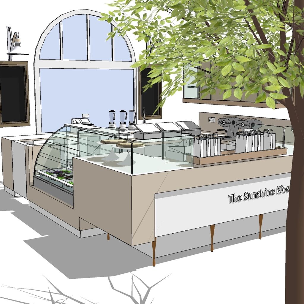 Al fresco seating and dining area